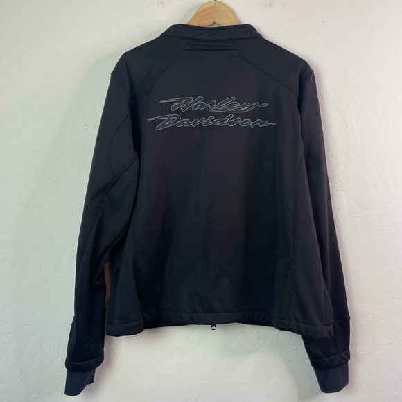 Harley Davidson Women's Mid Layer Soft Shell Motorcycle Riding Jacket Size 2XL - Picture 2 of 16
